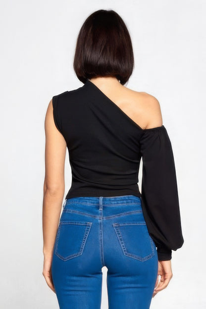 Ladies One-shoulder Top